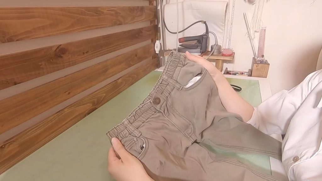 パンツの作り方：ウエストゴムの長さの決め方＆通し方