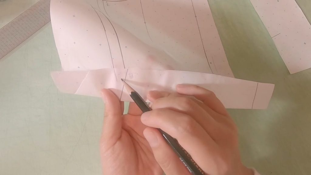 縫い代付けのルール２：折り上げ法